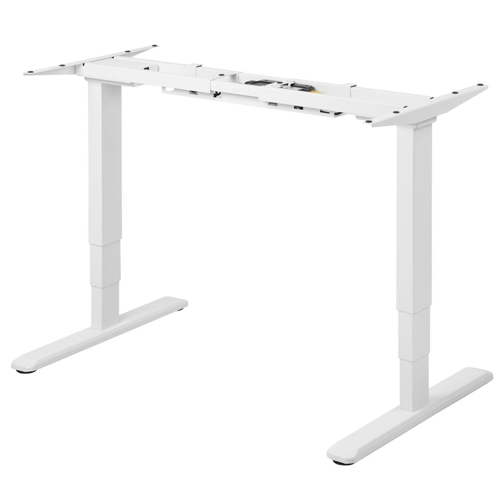 Liike Dual Motor Sit-Stand Desk - White Frame