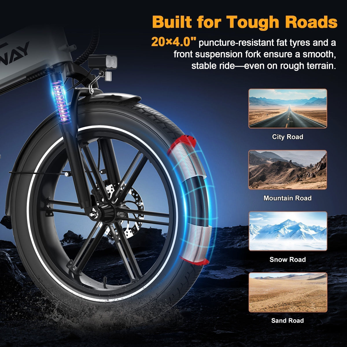 BK10S Folding Electric Bike