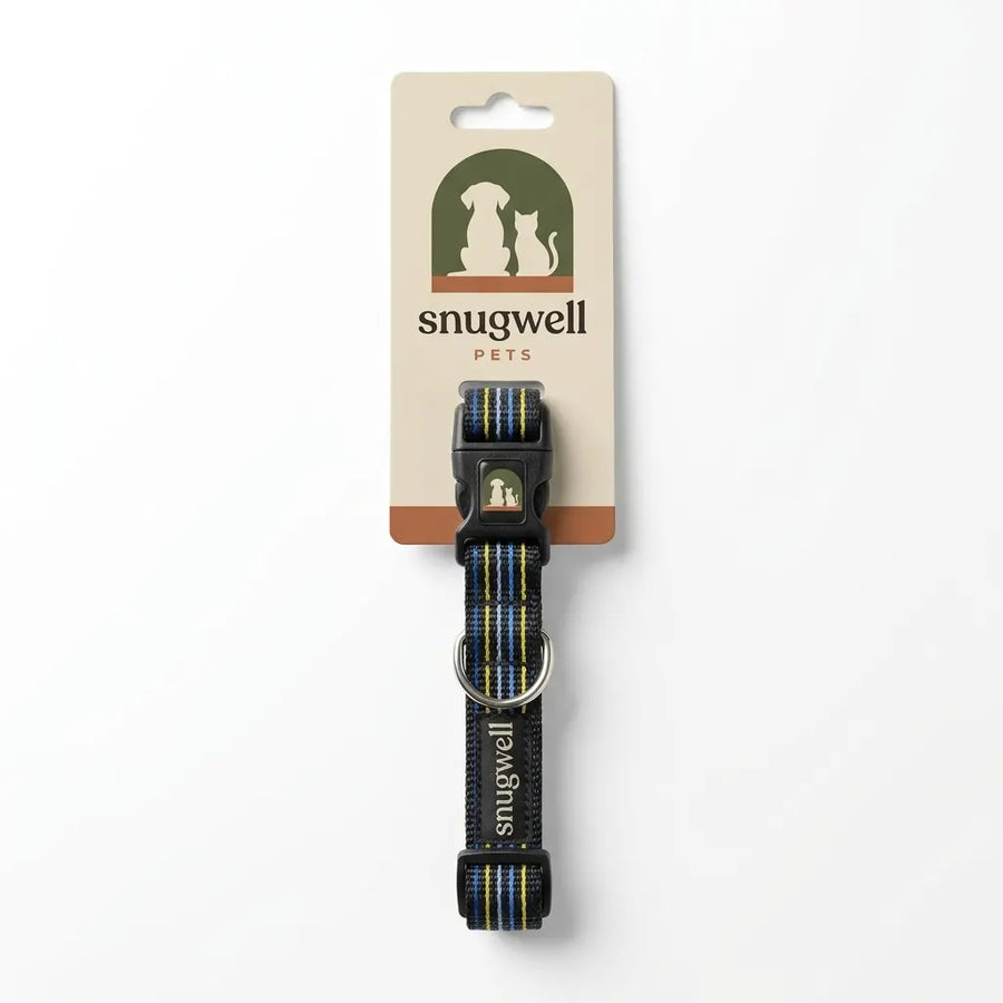 Snugwell Pets Neoprene-Padded Dog Collar with Stainless Steel D-Ring