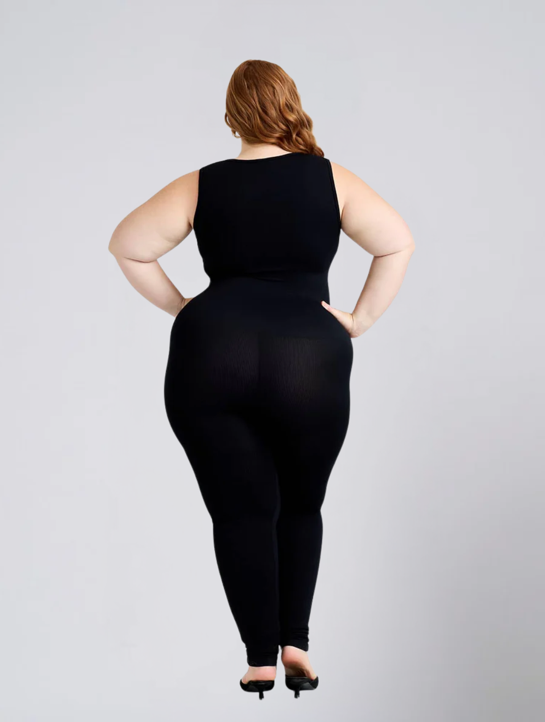 Seamless Shapewear Jumpsuit for Women – Stretch One Piece with Removable Cups